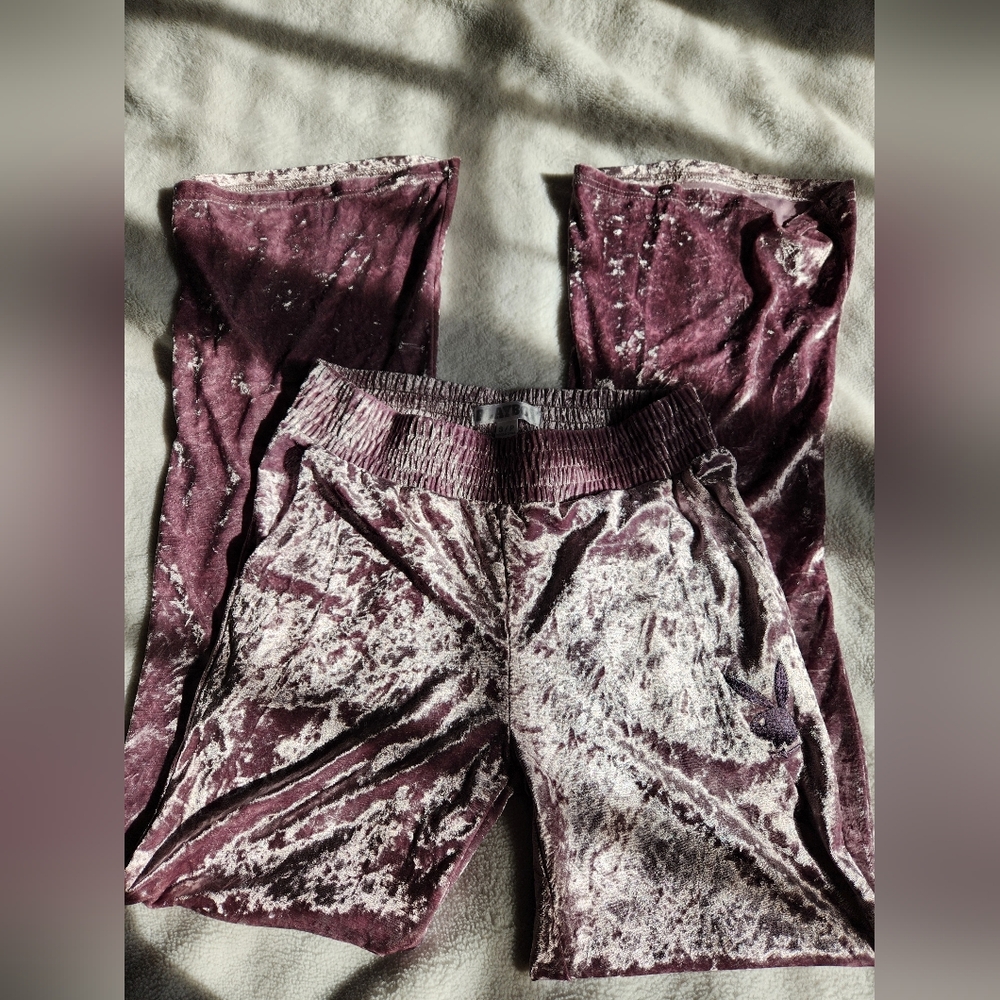 PLAYBOY Plush Velvet Lounge Pants